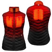 Load image into Gallery viewer, Gerbing 7V Khione Womens Heated Puffed Vest 2.0 Black XS