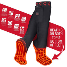 Load image into Gallery viewer, Gerbing 7V Full Foot Heated Sock Liners Black SM/MD