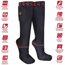 Load image into Gallery viewer, Gerbing 7V Full Foot Heated Sock Liners Black SM/MD