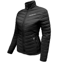 Load image into Gallery viewer, Gerbing 7V Khione Womens Heated Puffed Jacket 2.0 Black LG