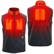 Load image into Gallery viewer, Gerbing 7V Thermite Mens Fleece Heated Vest 2.0 Gray LG