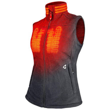 Load image into Gallery viewer, Gerbing 7V Thermite Womens Fleece Heated Vest 2.0 Gray LG - Motomike Canada