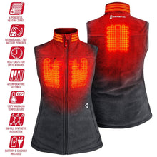 Load image into Gallery viewer, Gerbing 7V Thermite Womens Fleece Heated Vest 2.0 Gray SM