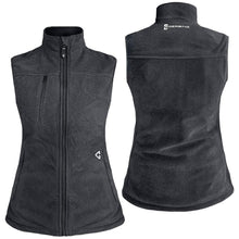 Load image into Gallery viewer, Gerbing 7V Thermite Womens Fleece Heated Vest 2.0 Gray LG - Motomike Canada