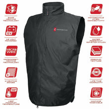 Load image into Gallery viewer, Gerbing 12V Mens Heated Vest Liner Black XS - Motomike Canada