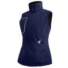 Load image into Gallery viewer, Gerbing 7V Torrid Womens Softshell Heated Vest 2.0 Navy LG
