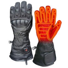 Load image into Gallery viewer, Gerbing 7V Hard Knuckle Heated Gloves Black SM