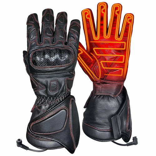 Gerbing 12V Extreme Mens Hard Knuckle Heated Gloves Black MD