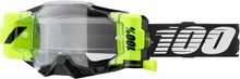 Load image into Gallery viewer, 100% ARMEGA FORECAST GOGGLE BLACK - CLEAR LENS 50006-00005