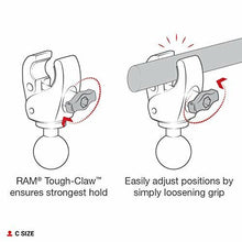 Load image into Gallery viewer, Ram Mount RAP-404U MED Tough-Claw W 1.5" Dia Ball