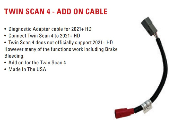 DAYTONA TWIN TEC LLC Twin Scan 4 - Add on Cable 15501