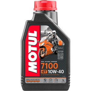 Motul 7100 10W40 100% Synthetic Motorcycle Oil