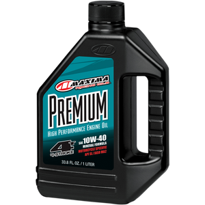 Maxima Racing Oils Premium 10W40 Motorcycle Oil 1L Mineral Based