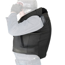 Load image into Gallery viewer, Helite Custom Leather Motorcycle Airbag Vest