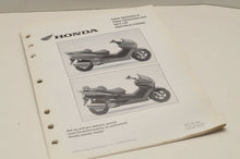 Load image into Gallery viewer, 2004 NSS250 A S AS Genuine OEM Honda Factory SETUP INSTRUCTIONS PDI MANUAL S5122