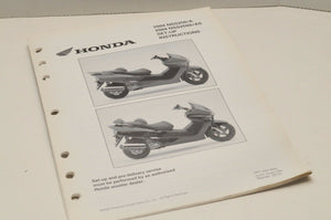 2004 NSS250 A S AS Genuine OEM Honda Factory SETUP INSTRUCTIONS PDI MANUAL S5122