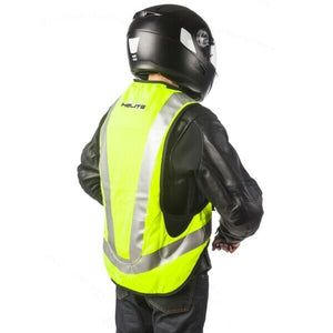Helite Turtle Airbag Vest - Motorcycle Safety - Hi-Viz High Visibility Yellow SM