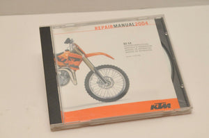 GENUINE KTM SERVICE REPAIR WORKSHOP MANUAL CD 3206008 85 SX 2004