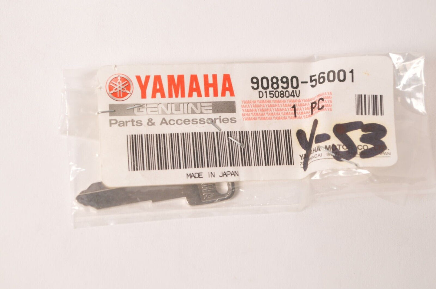 Genuine Yamaha Key Blank Type-A Raptor Banshee Blaster Grizzly |  90890-56001-00