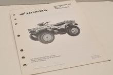 Load image into Gallery viewer, 2004 TRX450FE/FM Genuine OEM Honda Factory SETUP INSTRUCTIONS PDI MANUAL S4215
