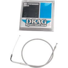 Load image into Gallery viewer, Drag Specialties Braided Stainless Idle Cable for Harley FLHRS 04-07 | 0651-0172