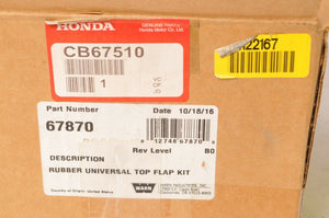 Genuine Honda CB67510 Warn Rubber Universal Top Flap Kit - 67870 for snow plow