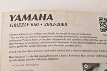Load image into Gallery viewer, Clymer Service Repair Maintenance Manual: Yamaha Grizzly 660 YFM660 2002-2008
