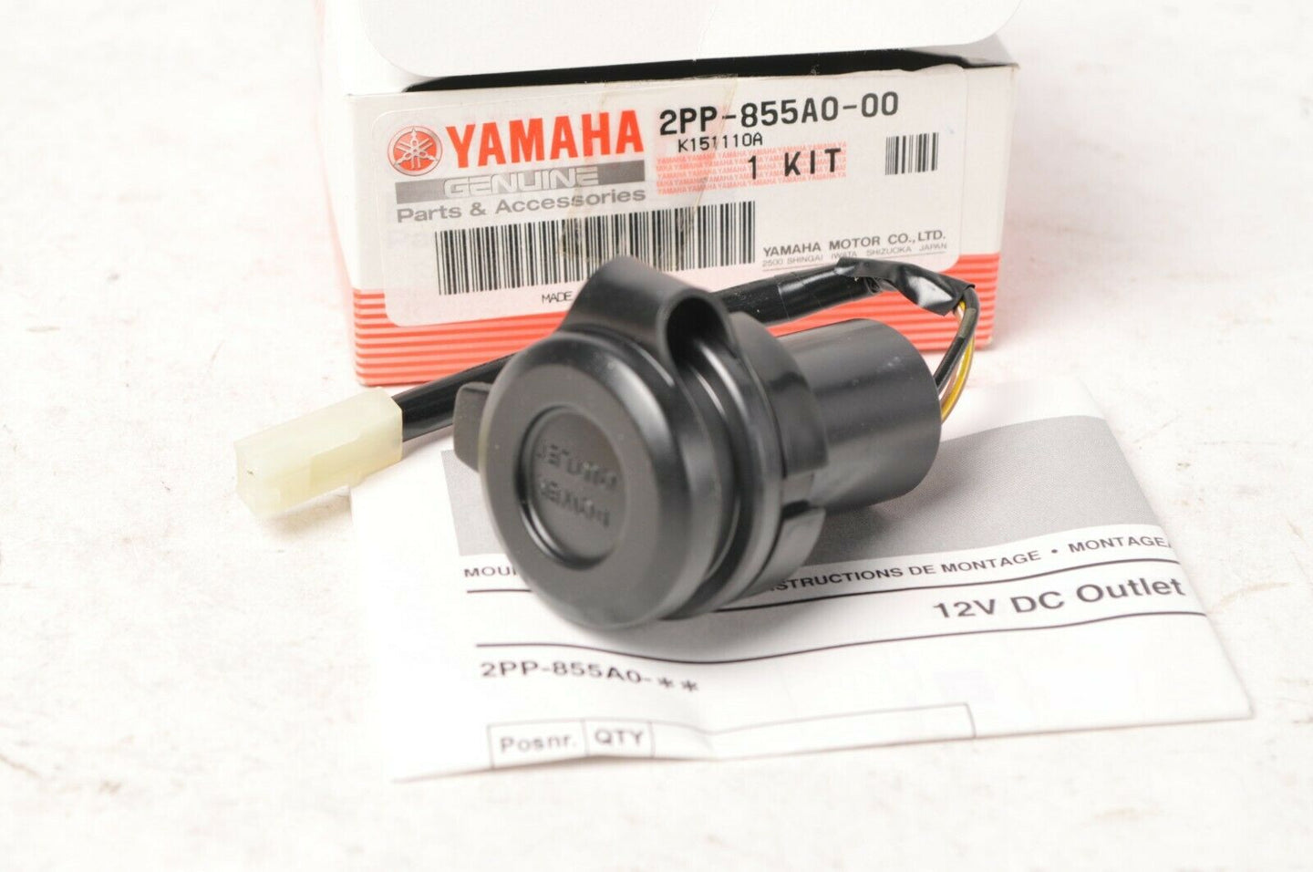 Genuine Yamaha 2PP-855A0-00-00 12V DC Power Outlet Tracer 900 700 Terminal Kit