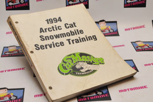 Genuine ARCTIC CAT Factory Service SNOWMOBILE SERVICE TRAINING MANUAL 1994