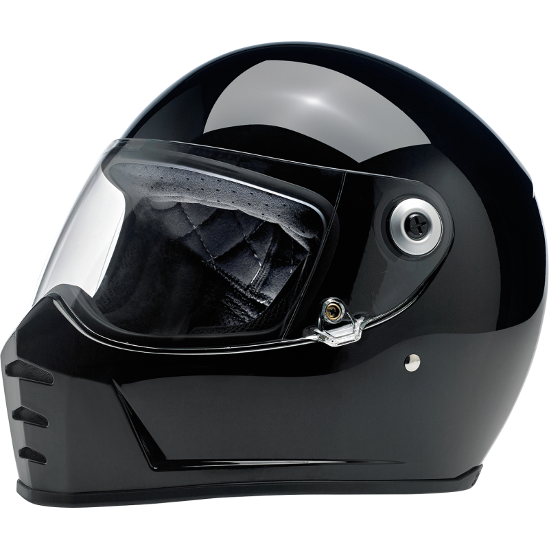 Biltwell Lanesplitter Helmet ECE - Gloss Black 2XL XXL 2X |  1004-101-106