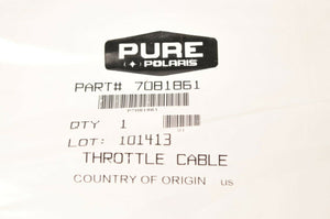 Genuine Polaris 7081861 Cable,Throttle - Sportsman 570 2014-2020 +