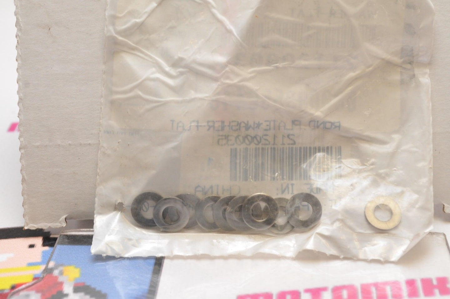 NOS NEW OEM CAN-AM 211200035 Qty:10 FLAT WASHER WASHERS SEA-DOO STAINLESS