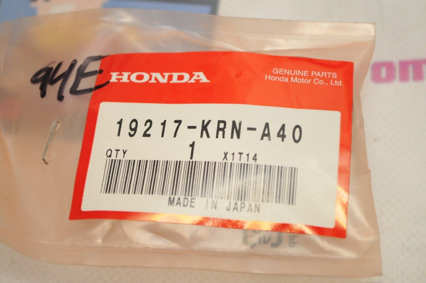 NOS Honda OEM 19217-KRN-A40 SEAL,MECHANICAL-WATER PUMP CRF250R