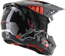 Load image into Gallery viewer, Alpinestars Supertech SM5 Helmet Rover Black/Red/Grey MX Motocross Adult XL