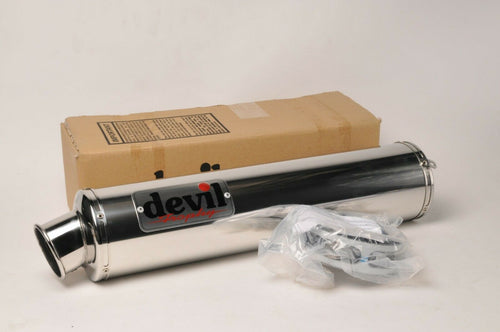 NEW Devil Exhaust - 52316 Stainless Trophy muffler silencer can pipe Slip On
