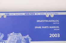 Load image into Gallery viewer, Genuine Factory KTM Spare Parts Manual Engine - 250 450 525 SX MXC EXC Racing 03