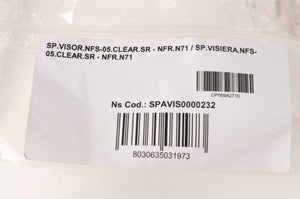 Nolan Helmet Visor SPAVIS0000232 NFS-05 CLEAR Fits: N71