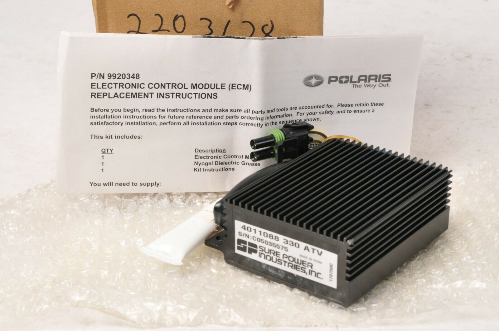 Genuine Polaris 2203349/4011088 SurePower ECM ECU 330 Trail Boss Magnum  2005-06