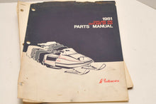 Load image into Gallery viewer, Vintage Polaris Parts Manual 9910726 1981 Cutlass 340 440 Snowmobile OEM Genuine