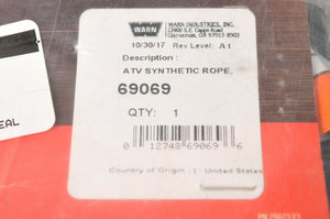 WARN Synthetic Winch Rope cable Extension 69069 - 50ft ATV UTV