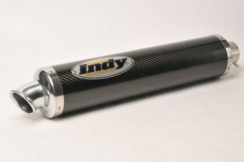 NEW Mig Indy Exhaust IDY-SR6-C Carbon Fiber Muffler Silencer 100mm Round Slip On
