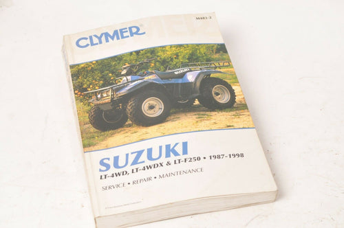 Clymer Service Repair Maintenance Shop Manual: Suzuki LT4WD LTF250 87-98  M483-2