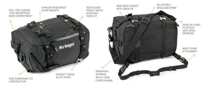 Kriega US-20 Motorcycle Drypack - Universal 100% Waterproof Modular Luggage Bag