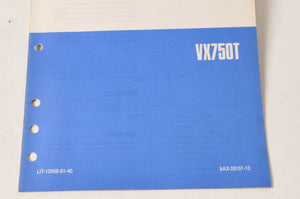 Genuine Yamaha Factory Assembly Manual 1993 93 Vmax-4 750 | VX750T