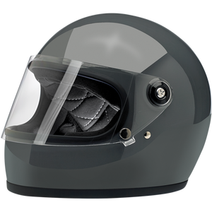 Biltwell Gringo-S Helmet ECE - Gloss Storm Gray Extra-Large XL  | 1003-809-105