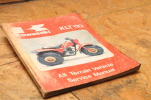 Load image into Gallery viewer, Kawasaki Factory Service Manual FSM SHOP OEM KLT110 1984 ATV  #99924-1047-01