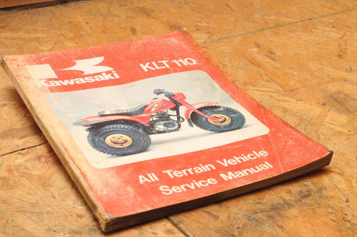 Kawasaki Factory Service Manual FSM SHOP OEM KLT110 1984 ATV  #99924-1047-01