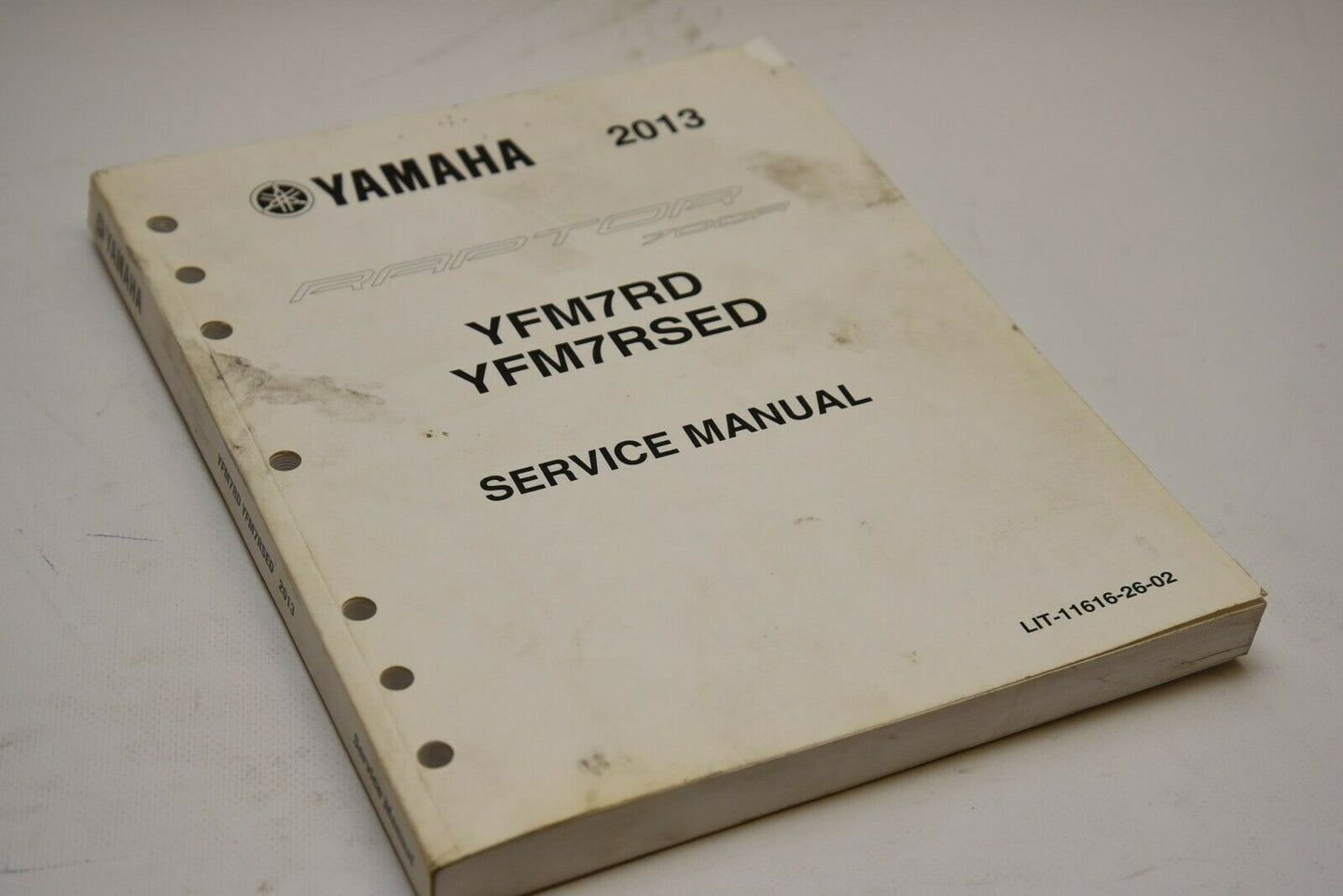 OEM Yamaha ATV Service Shop Manual LIT-11616-26-02 RAPTOR 700R 700 2013 13