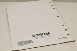 Genuine Yamaha ASSEMBLY SETUP MANUAL YFM90RY RAPTOR 90 2009 LIT-11666-22-13