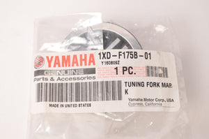 Genuine Yamaha Tuning Fork Logo Mark for Kodiak YXZ1000R Viking + | 1XD-F175B-01